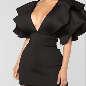 Black Mini Party Dress